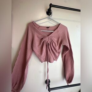 Cropped sweater